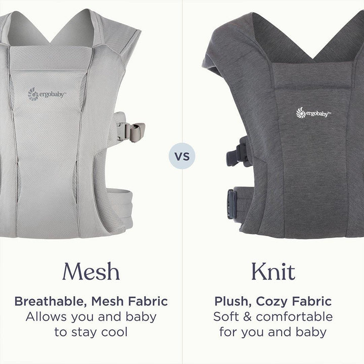 Ergobaby Embrace Newborn Carrier - Pure Black-Baby Carriers- | Natural Baby Shower