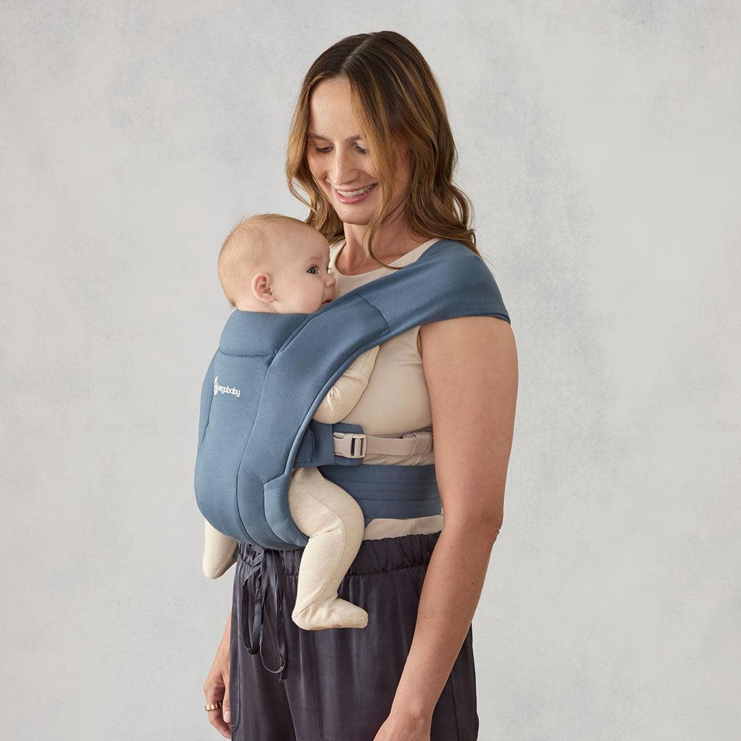 Ergobaby Embrace Newborn Carrier - Oxford Blue-Baby Carriers- | Natural Baby Shower