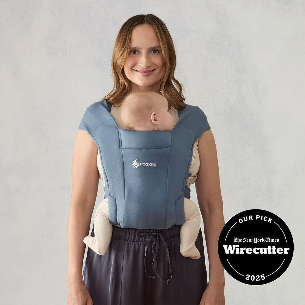 Ergobaby Embrace Newborn Carrier - Oxford Blue-Baby Carriers- | Natural Baby Shower