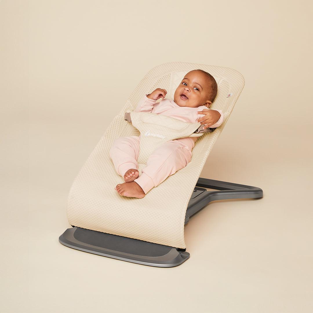 Ergobaby Evolve Mesh Baby Bouncer Cream Rockers Bouncers