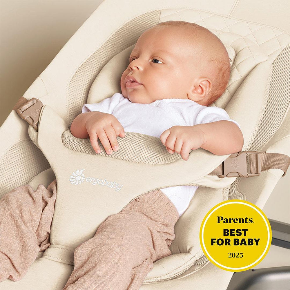 Ergobaby Evolve Baby Bouncer - Cream-Baby Bouncers-None- | Natural Baby Shower
