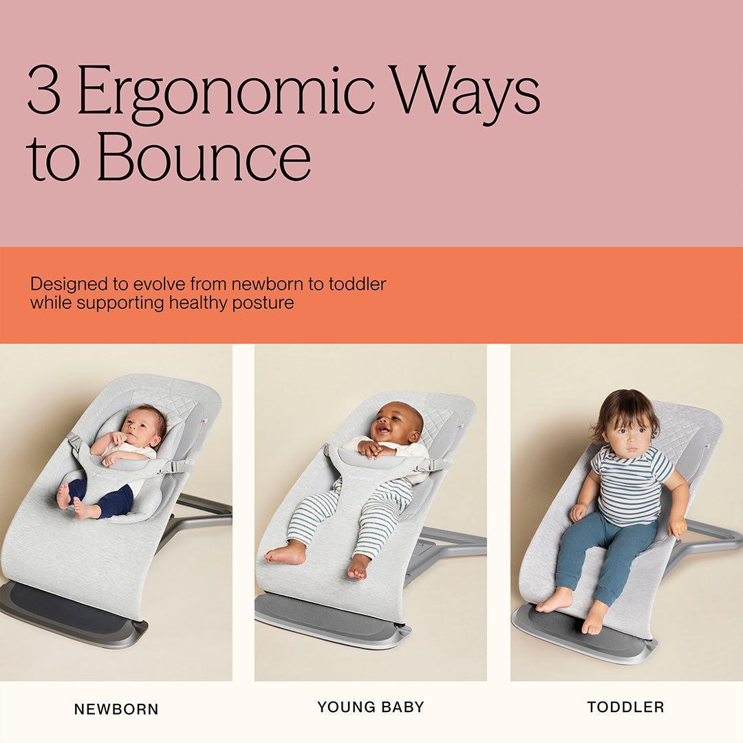Ergobaby Evolve Baby Bouncer - Midnight Blue-Baby Bouncers-No Bouncer Toy- | Natural Baby Shower