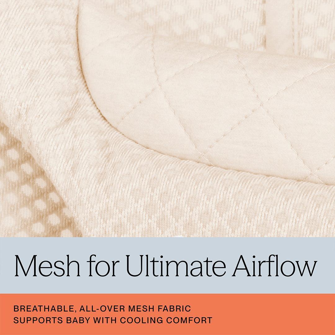 Ergobaby Evolve Mesh Baby Bouncer - Light Grey-Baby Bouncers-Light Grey-None | Natural Baby Shower