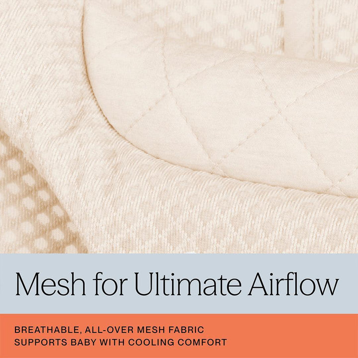 Ergobaby Evolve Mesh Baby Bouncer - Light Grey-Baby Bouncers-Light Grey-None | Natural Baby Shower