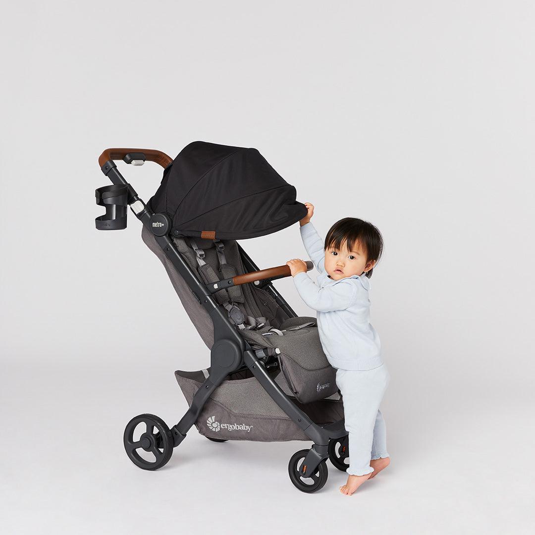 Ergobaby Metro+ Deluxe Compact Stroller - Skyline Shadow