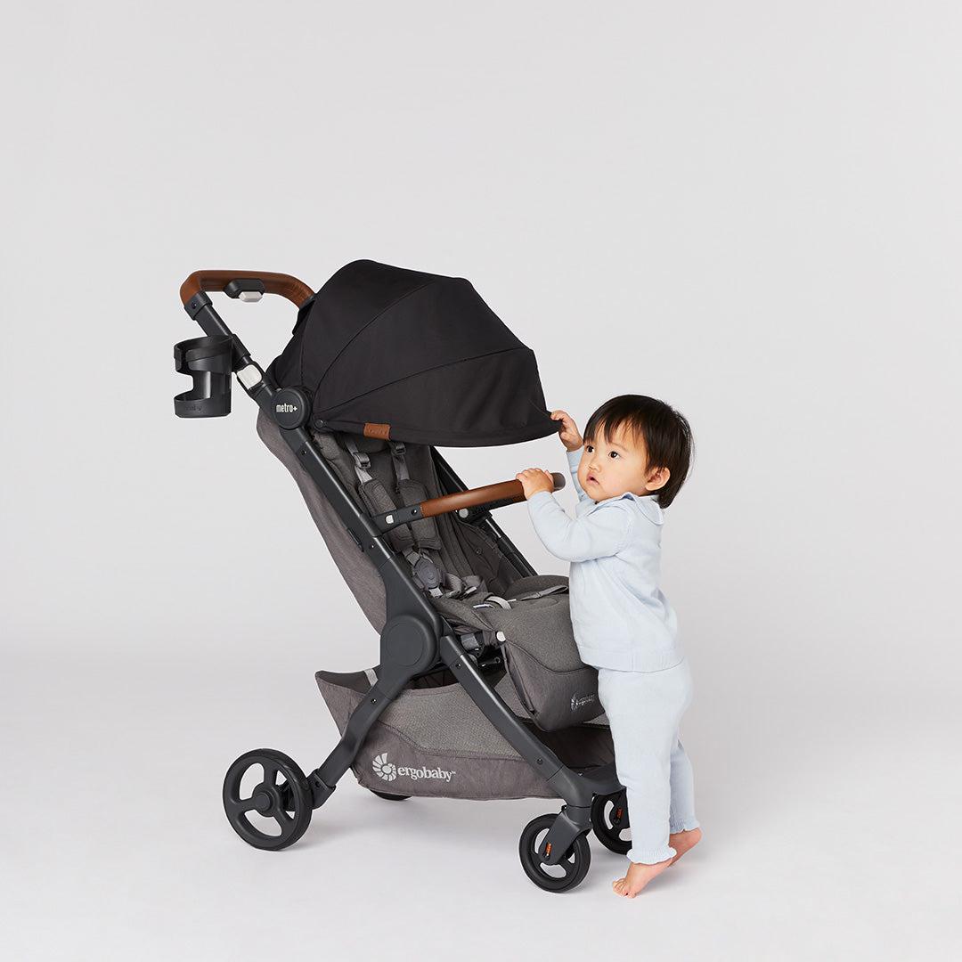 Ergobaby Metro+ Deluxe Compact Stroller - Skyline Shadow