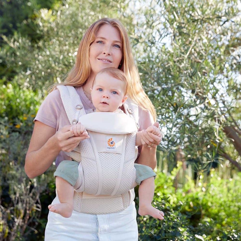Outlet - Ergobaby Omni Breeze Baby Carrier - Natural Beige-Baby Carriers-Natural Beige-Newborn to Toddler | Natural Baby Shower