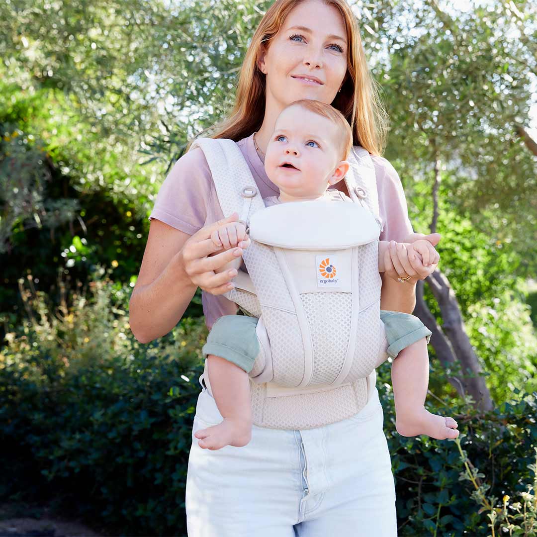 Outlet - Ergobaby Omni Breeze Baby Carrier - Natural Beige-Baby Carriers-Natural Beige-Newborn to Toddler | Natural Baby Shower