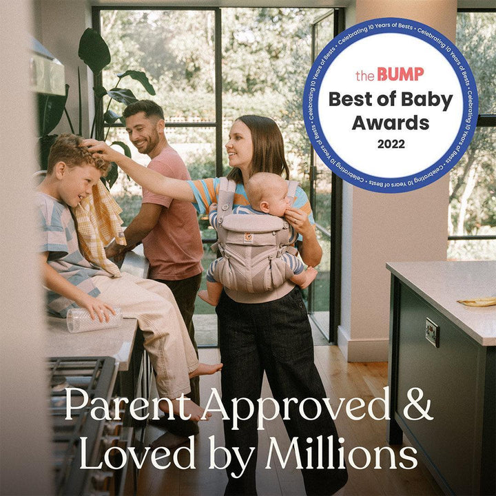 Ergobaby Omni Classic Cool Air Mesh Carrier - Onyx Black-Baby Carriers-Black- | Natural Baby Shower