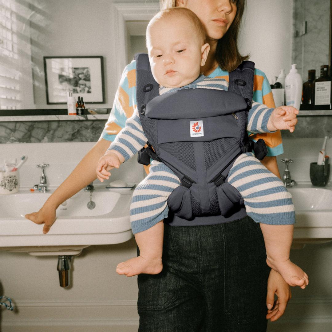 Ergobaby Omni Classic Mesh Baby Carrier - Charcoal Grey-Baby Carriers-Charcoal Grey-One Size | Natural Baby Shower