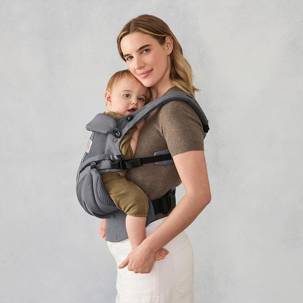Ergobaby Omni Classic Mesh Baby Carrier - Charcoal Grey-Baby Carriers-Charcoal Grey-One Size | Natural Baby Shower