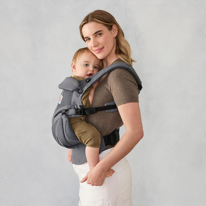 Ergobaby Omni Classic Mesh Baby Carrier - Charcoal Grey-Baby Carriers-Charcoal Grey-One Size | Natural Baby Shower