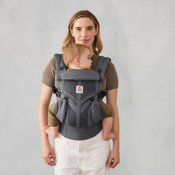 Ergobaby Omni Classic Mesh Baby Carrier - Charcoal Grey-Baby Carriers-Charcoal Grey-One Size | Natural Baby Shower