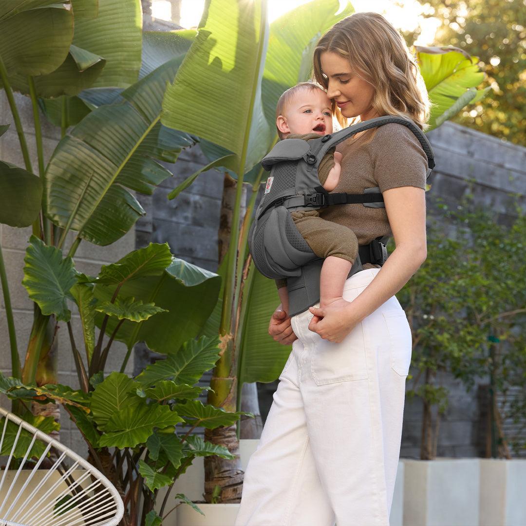 Ergobaby Omni Classic Mesh Baby Carrier - Charcoal Grey-Baby Carriers-Charcoal Grey-One Size | Natural Baby Shower