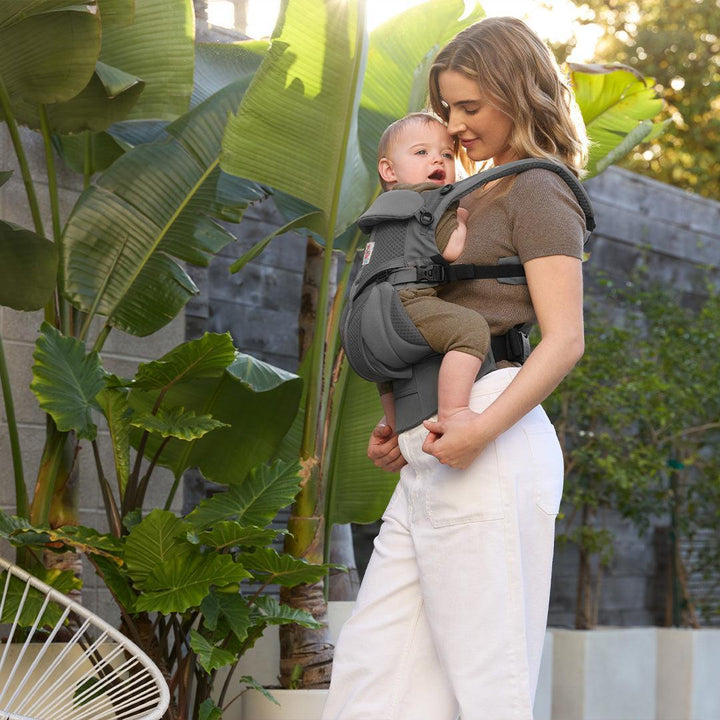Ergobaby Omni Classic Mesh Baby Carrier - Charcoal Grey-Baby Carriers-Charcoal Grey-One Size | Natural Baby Shower