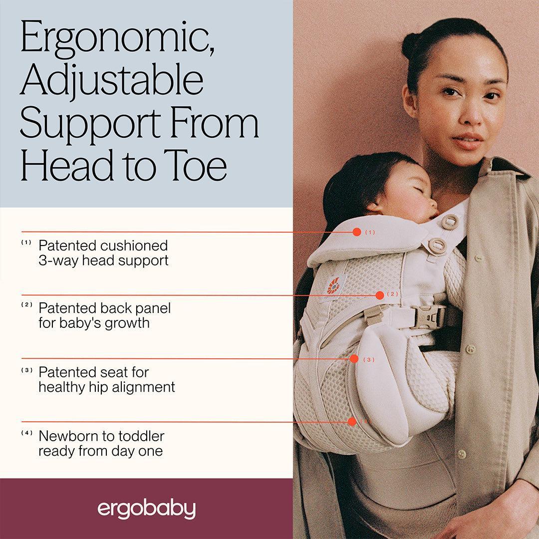 Ergobaby Omni Classic Mesh Baby Carrier - Natural Beige-Baby Carriers-Natural Beige-One Size | Natural Baby Shower