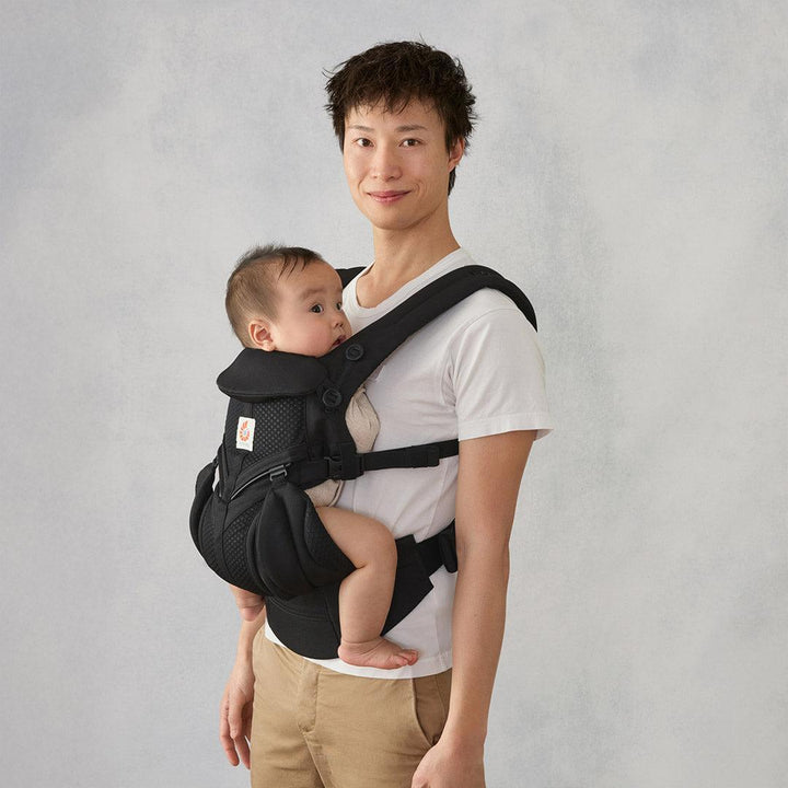 Ergobaby Omni Classic Carrier - Mesh - Onyx Black-Baby Carriers- | Natural Baby Shower