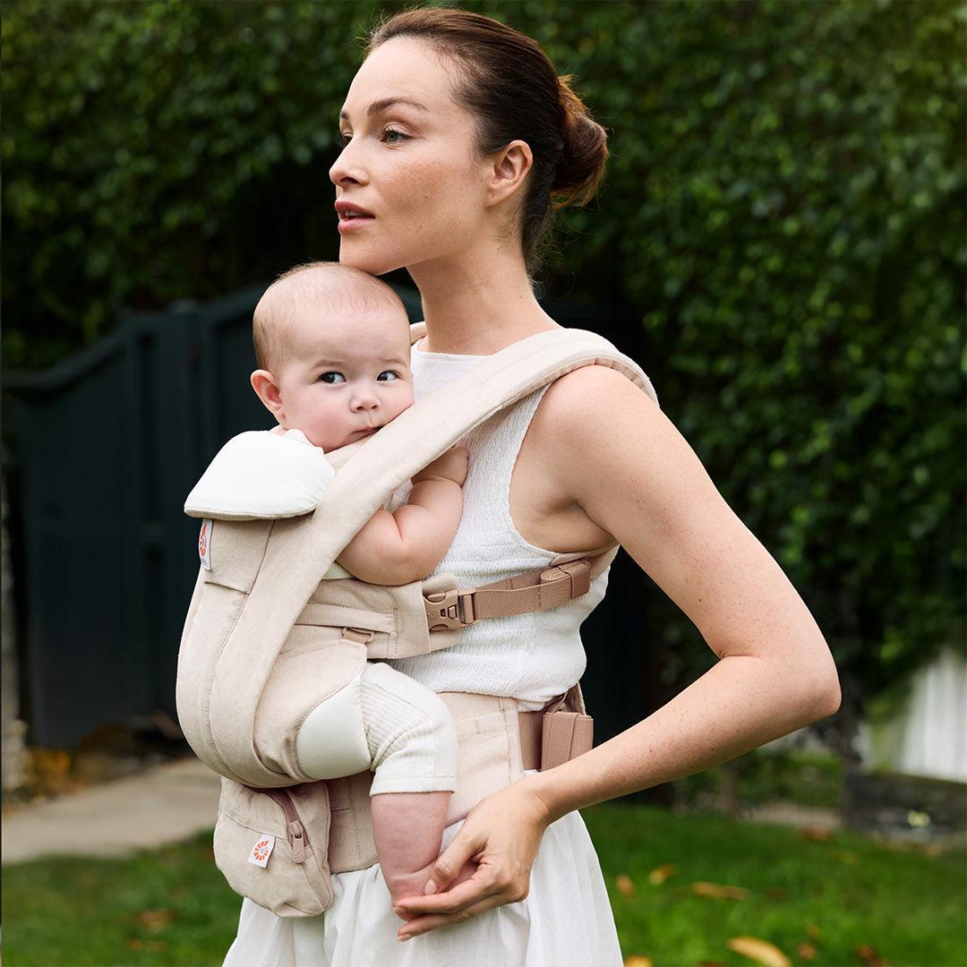 Ergobaby Omni Deluxe Baby Carrier - Natural Linen-Baby Carriers-Natural Linen- | Natural Baby Shower