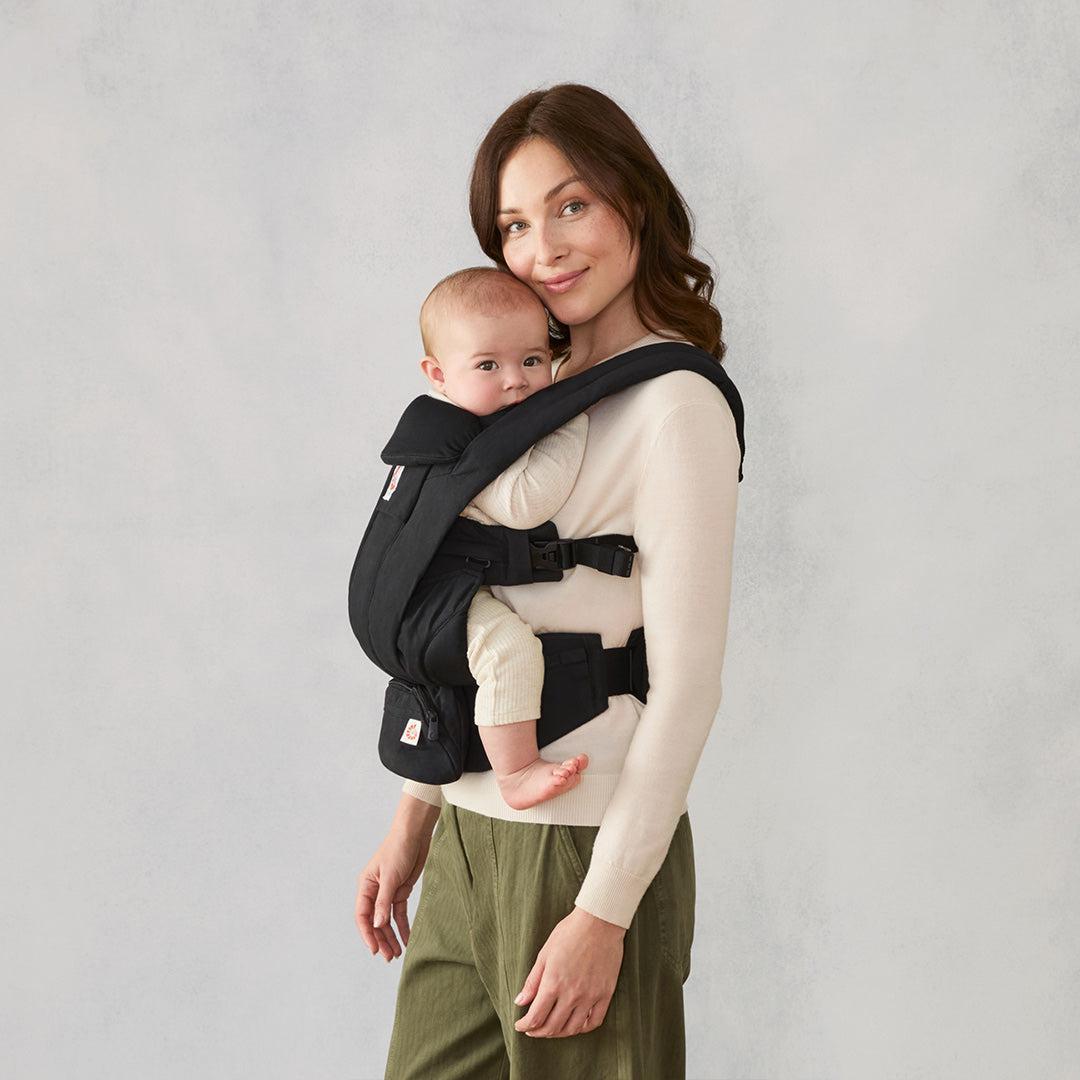 Ergobaby Omni Deluxe Cotton - Onyx Black-Baby Carriers-Onyx Black- | Natural Baby Shower