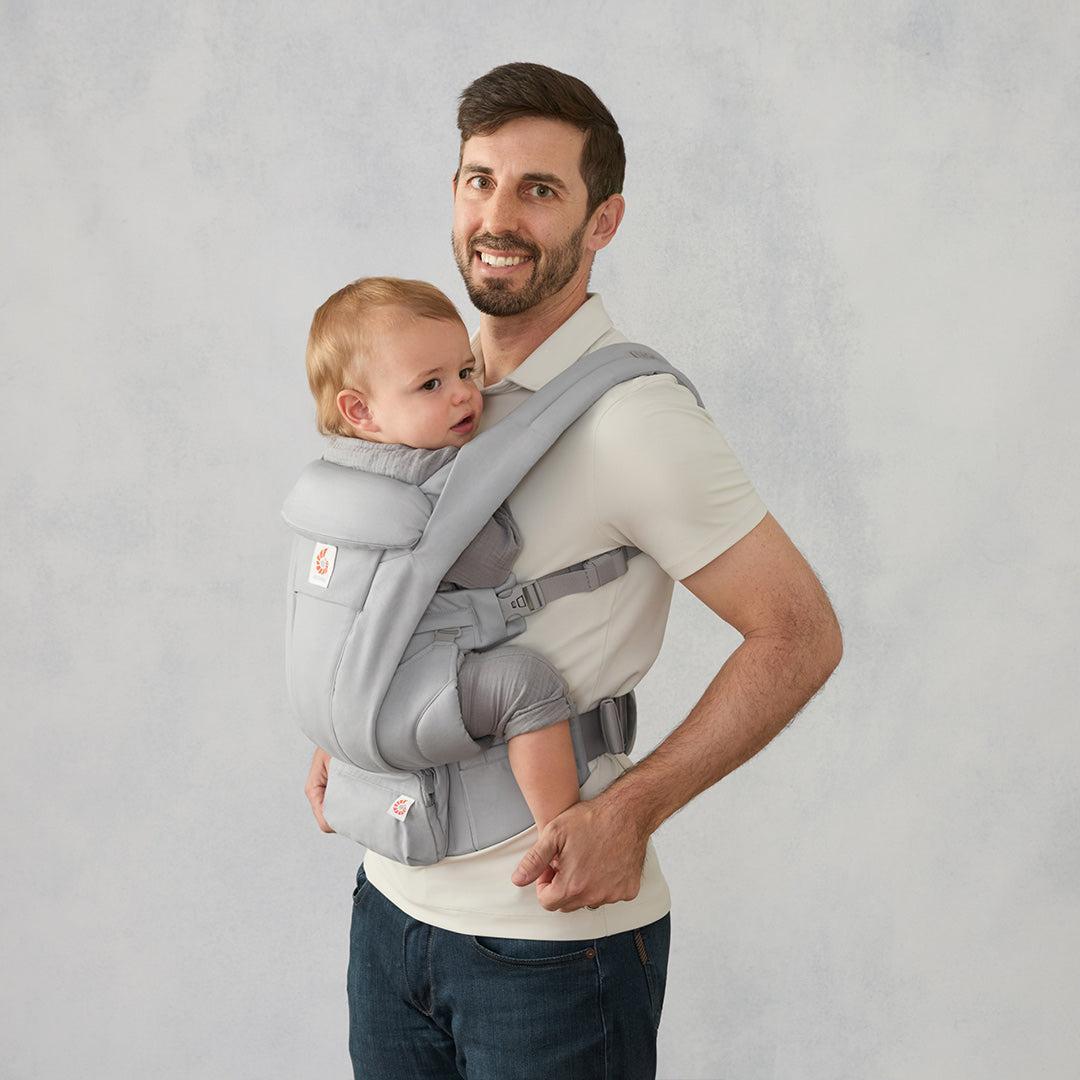 Ergobaby Omni Deluxe Cotton - Pearl Grey-Baby Carriers-Pearl Grey- | Natural Baby Shower