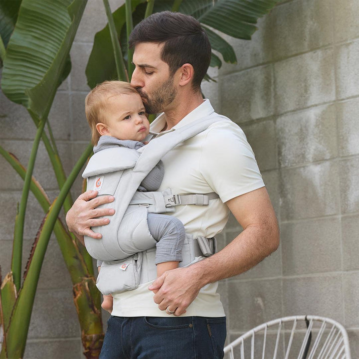 Ergobaby Omni Deluxe Cotton - Pearl Grey-Baby Carriers-Pearl Grey- | Natural Baby Shower