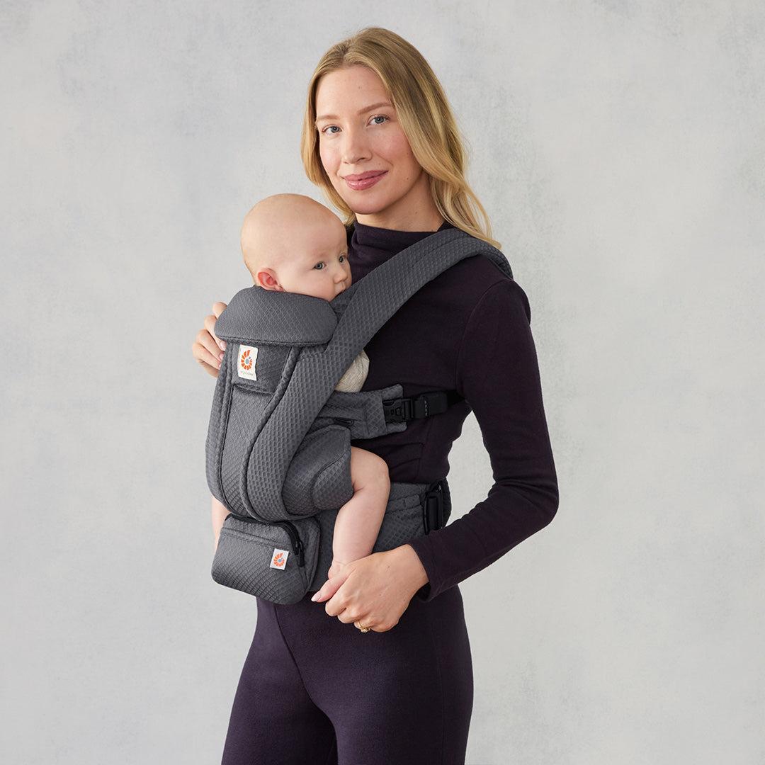 Ergobaby Omni Deluxe Mesh - Graphite Grey-Baby Carriers-Graphite Grey- | Natural Baby Shower