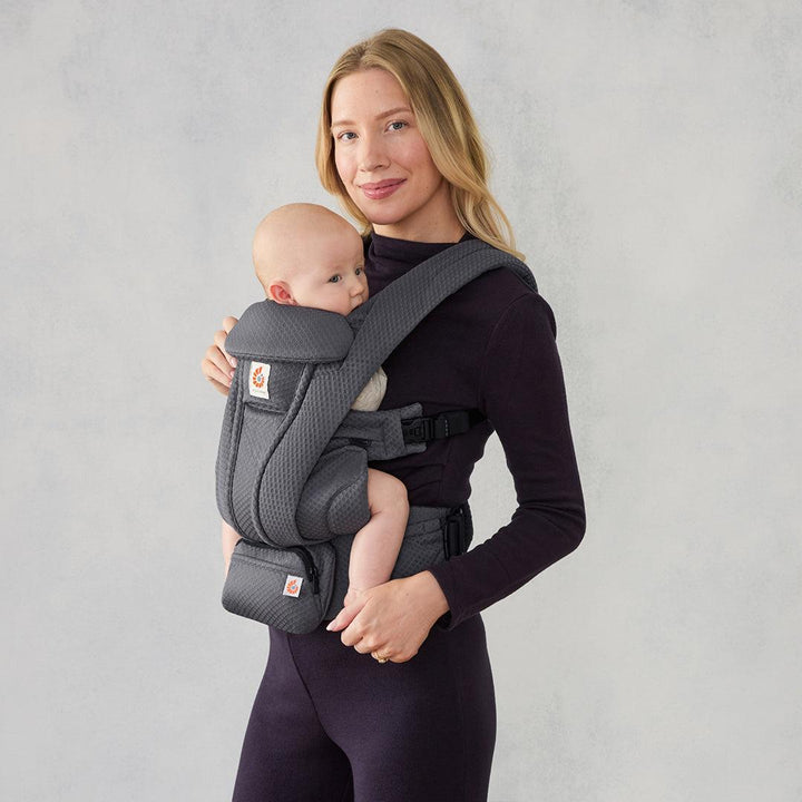 Ergobaby Omni Deluxe Mesh - Graphite Grey-Baby Carriers-Graphite Grey- | Natural Baby Shower