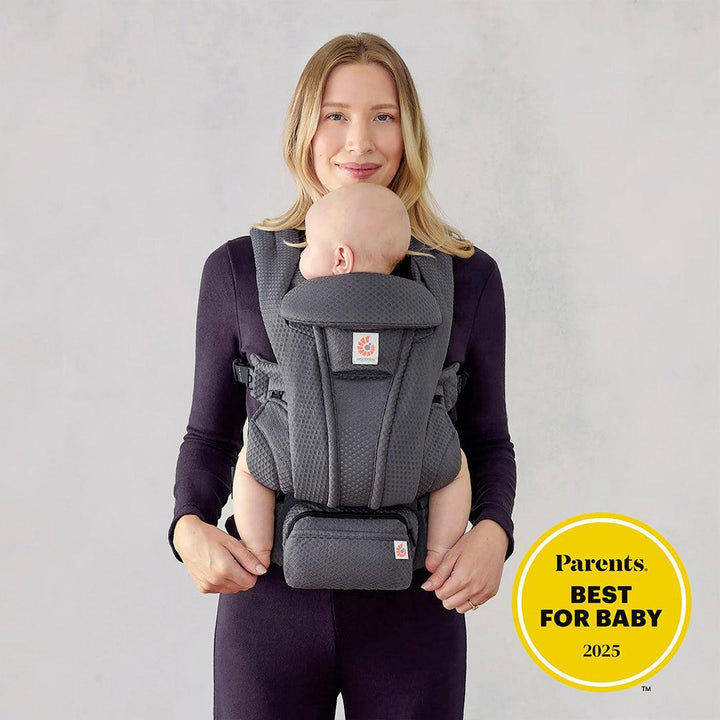 Ergobaby Omni Deluxe Mesh - Graphite Grey-Baby Carriers-Graphite Grey- | Natural Baby Shower