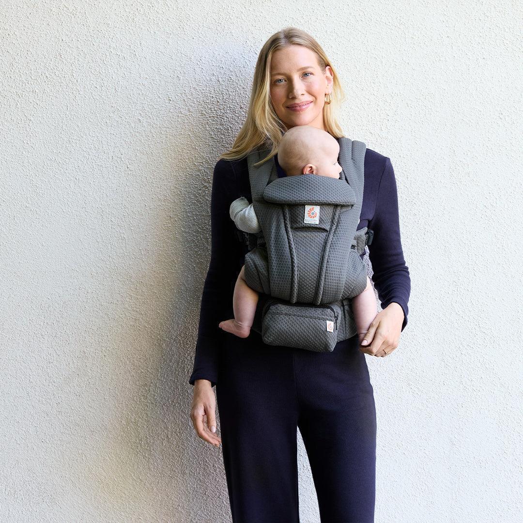 Ergobaby Omni Deluxe Mesh - Graphite Grey-Baby Carriers-Graphite Grey- | Natural Baby Shower