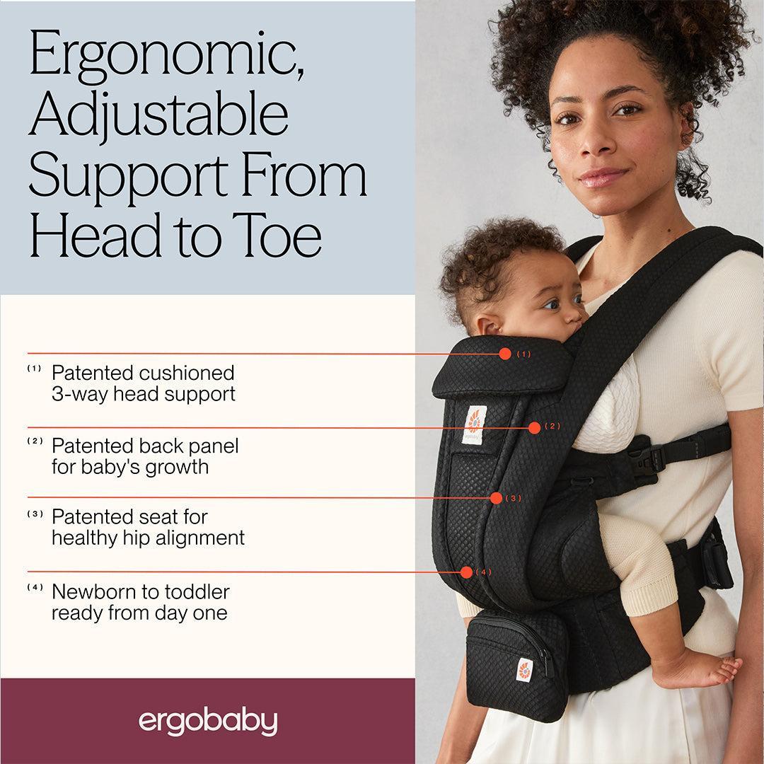 Ergobaby Omni Deluxe Mesh - Onyx Black