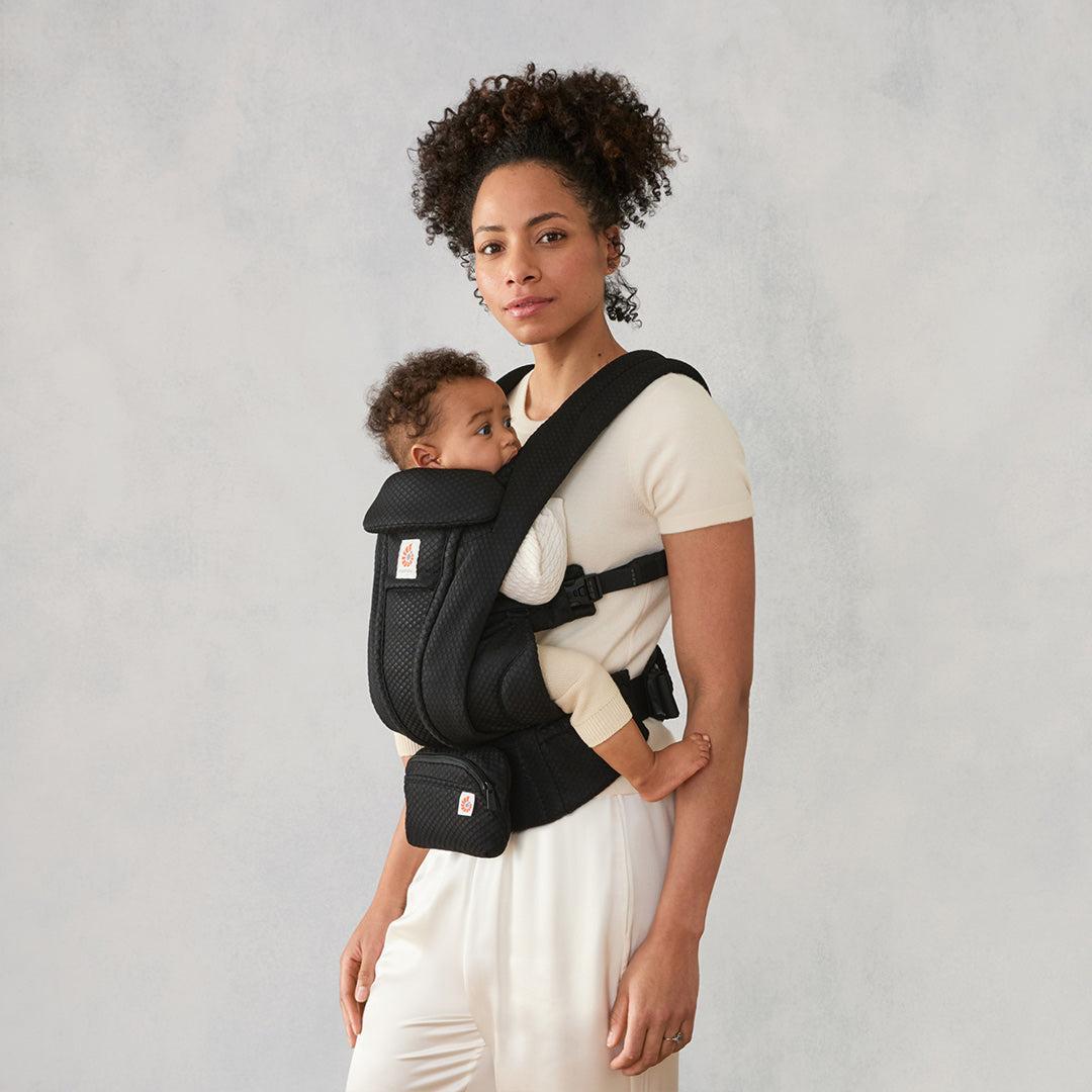 Ergobaby Omni Deluxe Mesh - Onyx Black-Baby Carriers-Onyx Black- | Natural Baby Shower