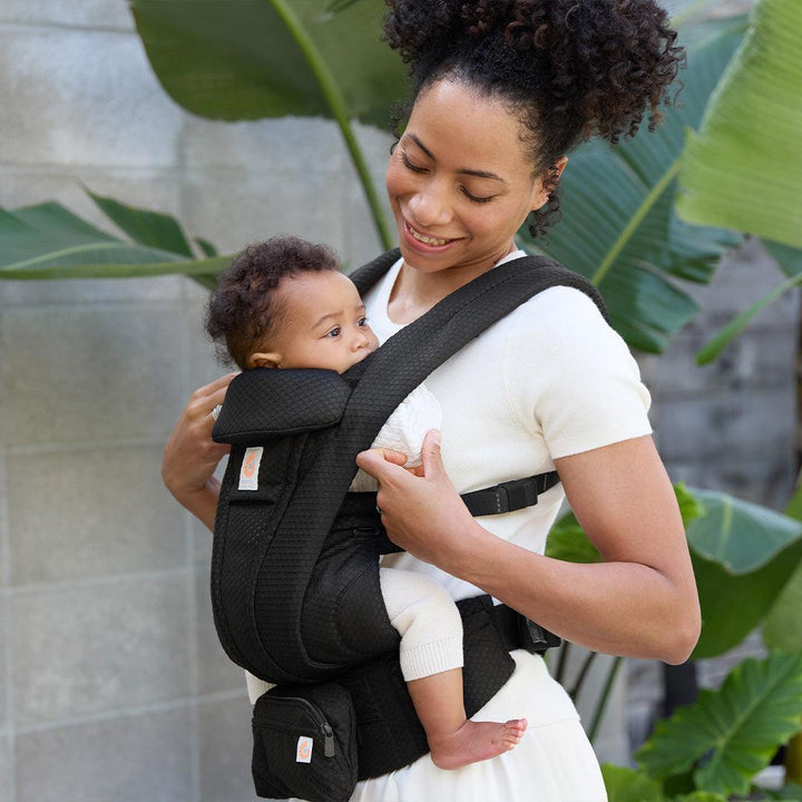 Ergobaby Omni Deluxe Mesh - Onyx Black-Baby Carriers-Onyx Black- | Natural Baby Shower