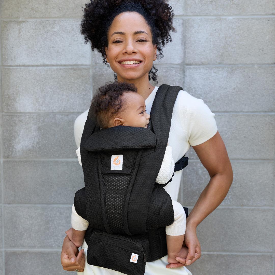 Ergobaby Omni Deluxe Mesh - Onyx Black-Baby Carriers-Onyx Black- | Natural Baby Shower