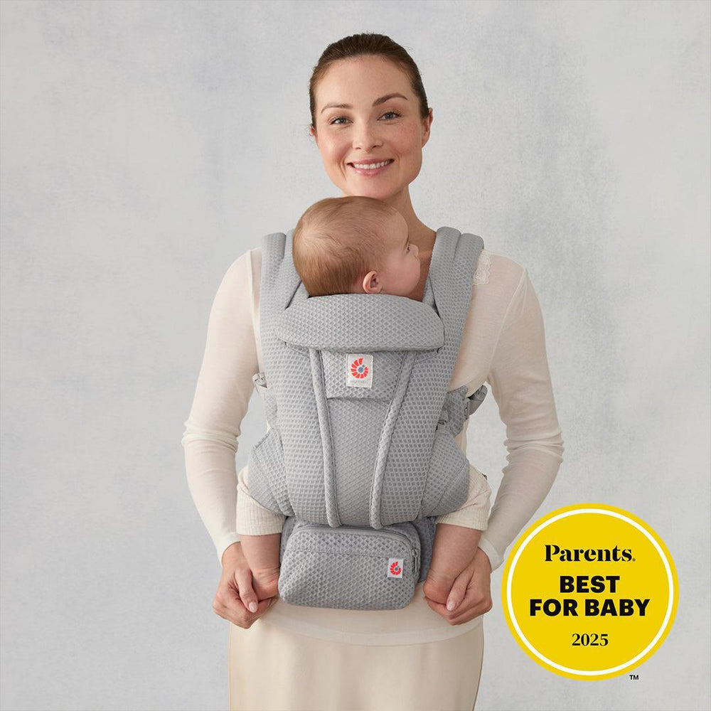 Ergobaby Omni Deluxe Mesh - Pearl Grey-Baby Carriers-Pearl Grey- | Natural Baby Shower