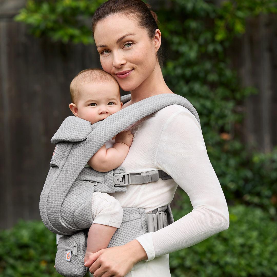 Ergobaby Omni Deluxe Carrier - Mesh - Pearl Grey