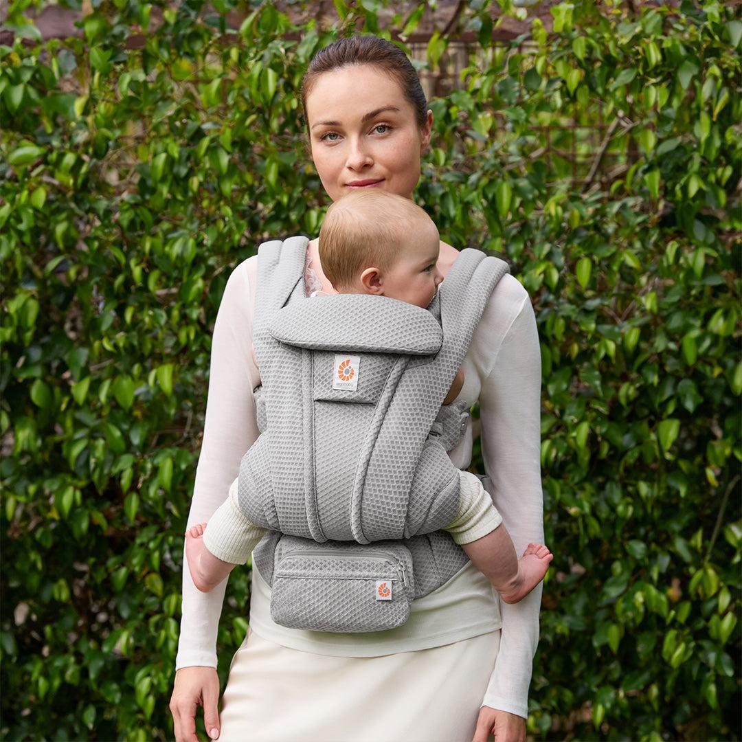 Ergobaby Omni Deluxe Mesh - Pearl Grey-Baby Carriers-Pearl Grey- | Natural Baby Shower
