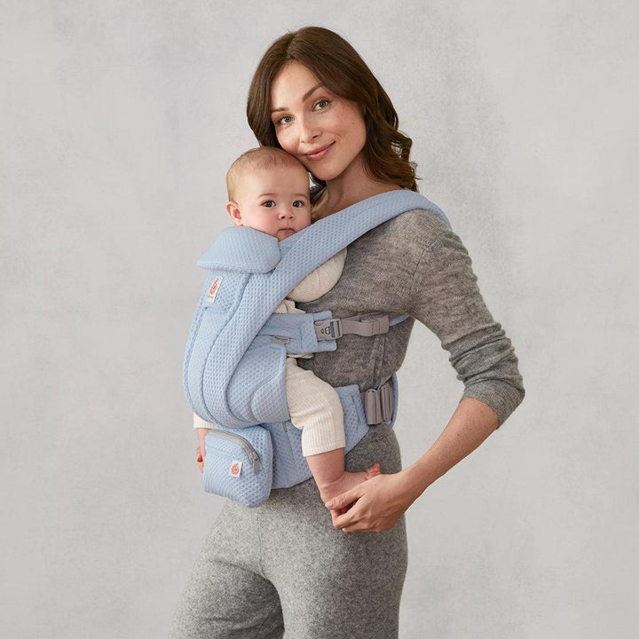 Ergobaby Omni Deluxe Mesh - Serene Blue-Baby Carriers-Serene Blue- | Natural Baby Shower
