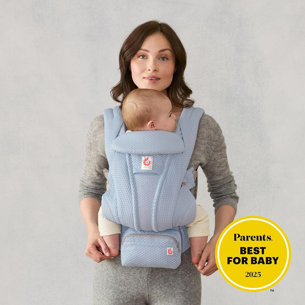 Ergobaby Omni Deluxe Mesh - Serene Blue-Baby Carriers-Serene Blue- | Natural Baby Shower