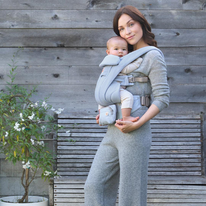 Ergobaby Omni Deluxe Mesh - Serene Blue-Baby Carriers-Serene Blue- | Natural Baby Shower