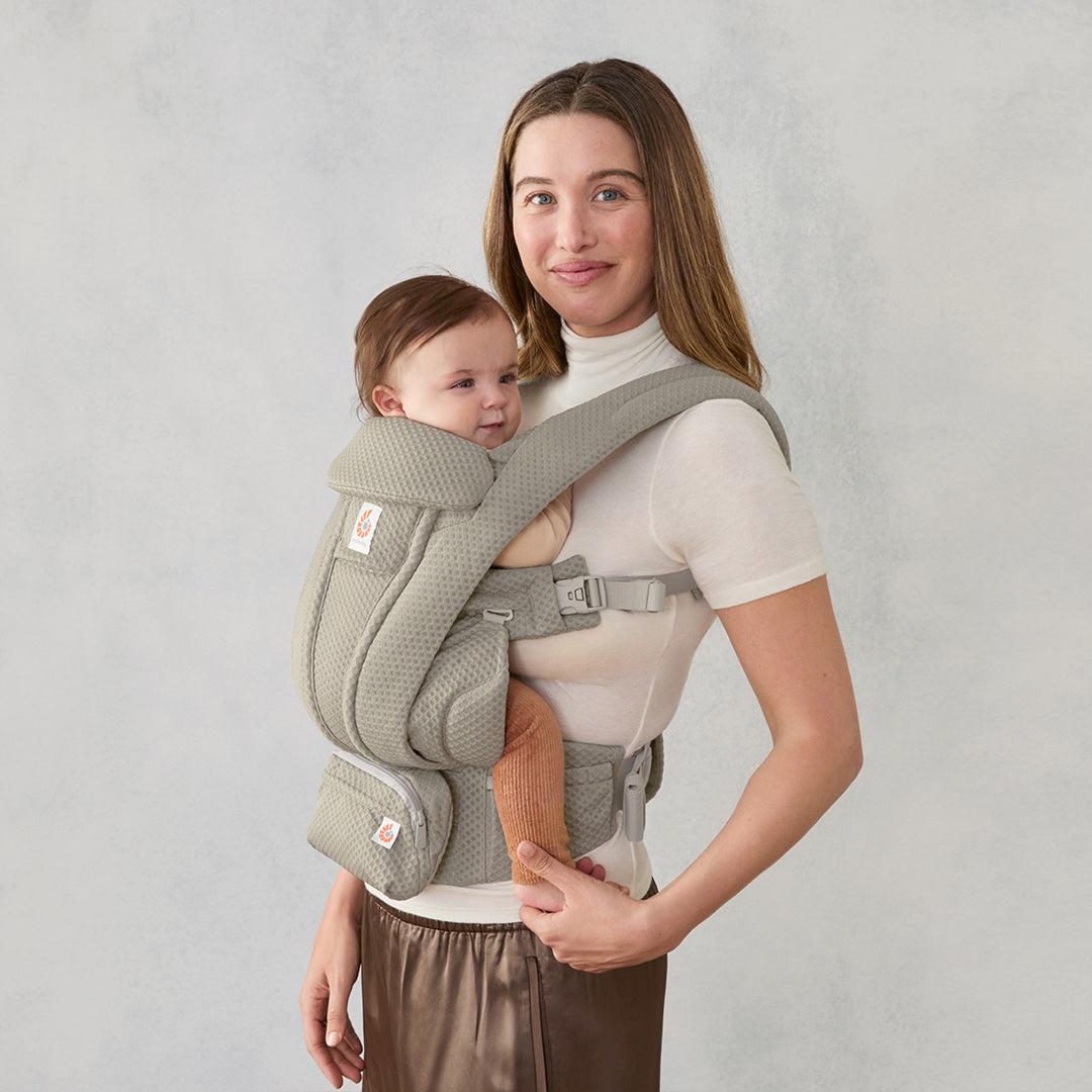 Ergobaby Omni Deluxe Mesh - Soft Olive-Baby Carriers-Soft Olive- | Natural Baby Shower