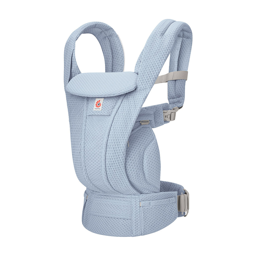 Ergobaby Omni Deluxe Carrier - Mesh - Serene Blue-Baby Carriers- | Natural Baby Shower