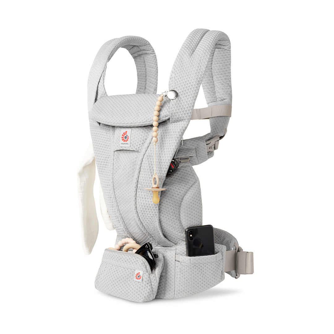 Ergobaby Omni Deluxe Carrier - Mesh - Pearl Grey