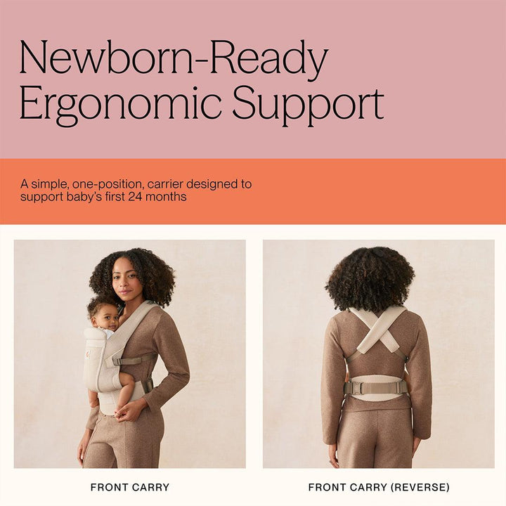 Ergobaby Omni Lite Mesh Carrier - Onyx Black-Baby Carriers-Onyx Black- | Natural Baby Shower
