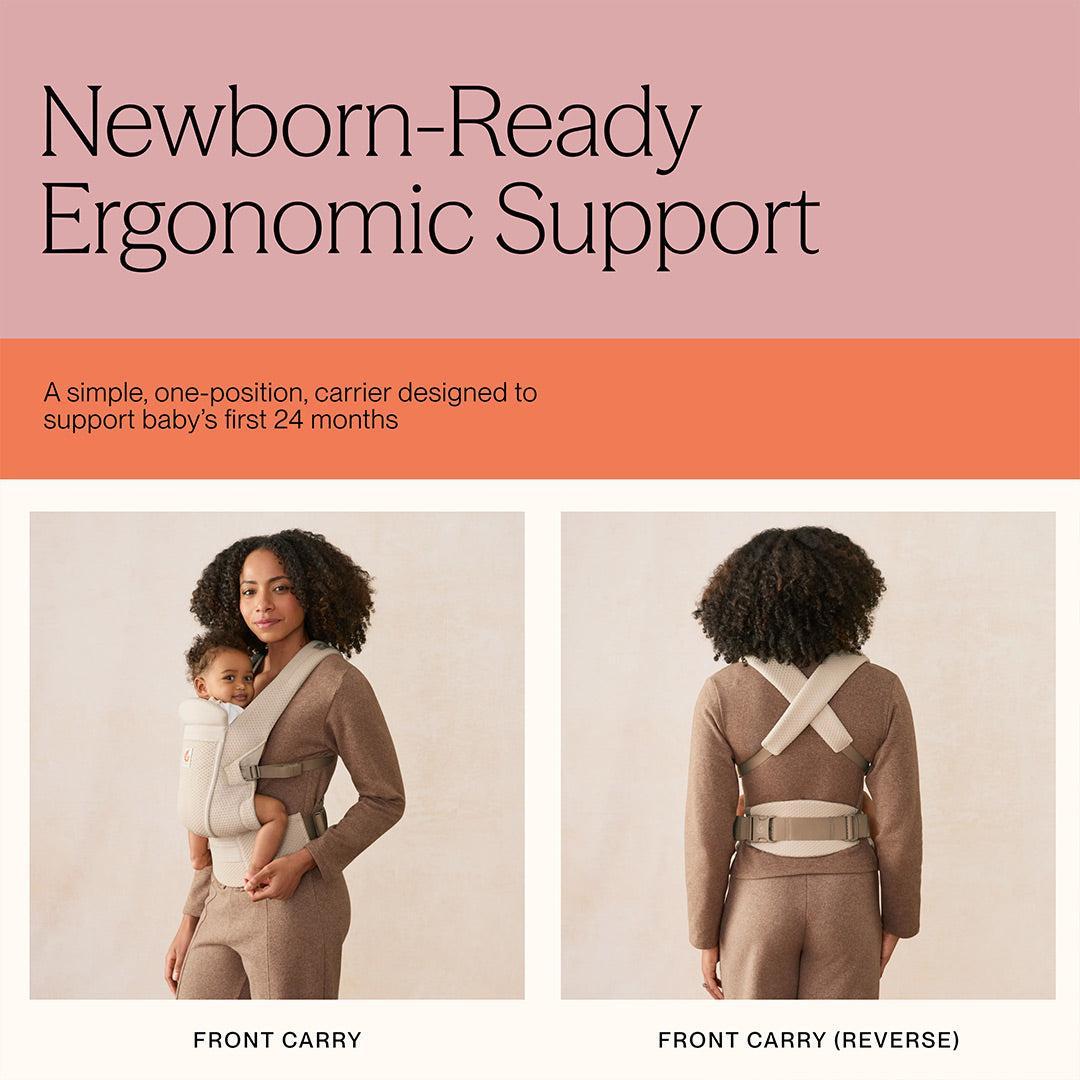 Ergobaby Omni Lite Mesh Carrier - Natural Beige-Baby Carriers-Natural Beige- | Natural Baby Shower