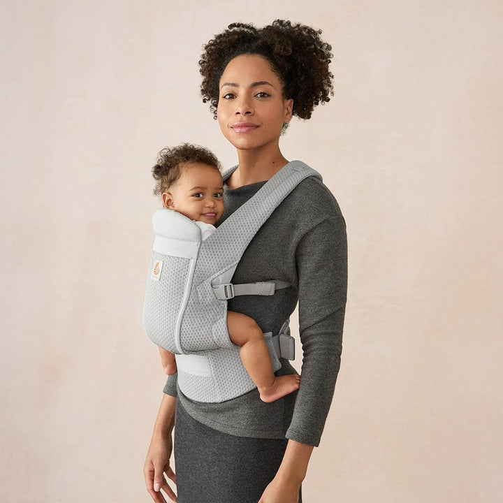 Ergobaby Omni Lite Mesh Carrier - Pearl Grey-Baby Carriers-Pearl Grey- | Natural Baby Shower