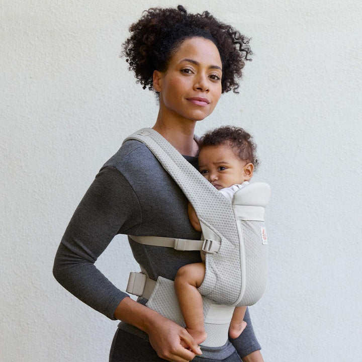 Ergobaby Omni Lite Mesh Carrier - Pearl Grey-Baby Carriers-Pearl Grey- | Natural Baby Shower