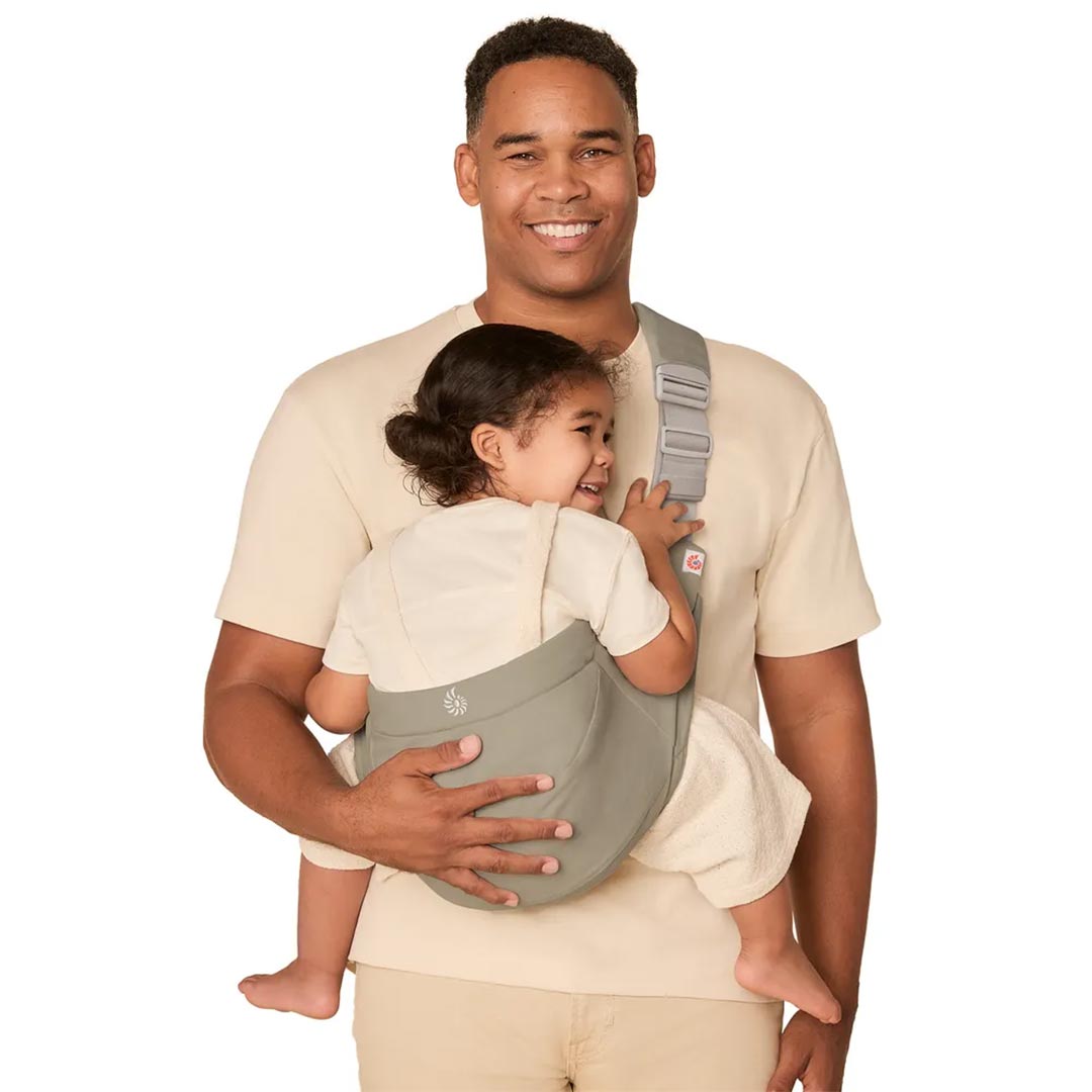 Ergobaby Upsie Sling Carrier - Soft Olive-Baby Carriers-Soft Olive-One Size | Natural Baby Shower