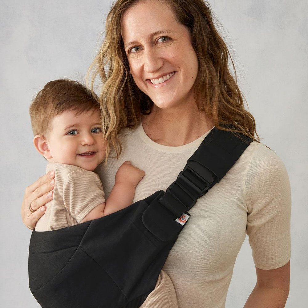 Ergobaby Upsie Sling Carrier - Onyx Black-Baby Carriers-Onyx Black-One Size | Natural Baby Shower