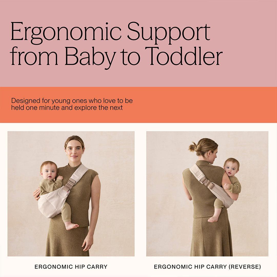 Ergobaby Upsie Sling Carrier - Natural Beige-Baby Carriers-Natural Beige-One Size | Natural Baby Shower