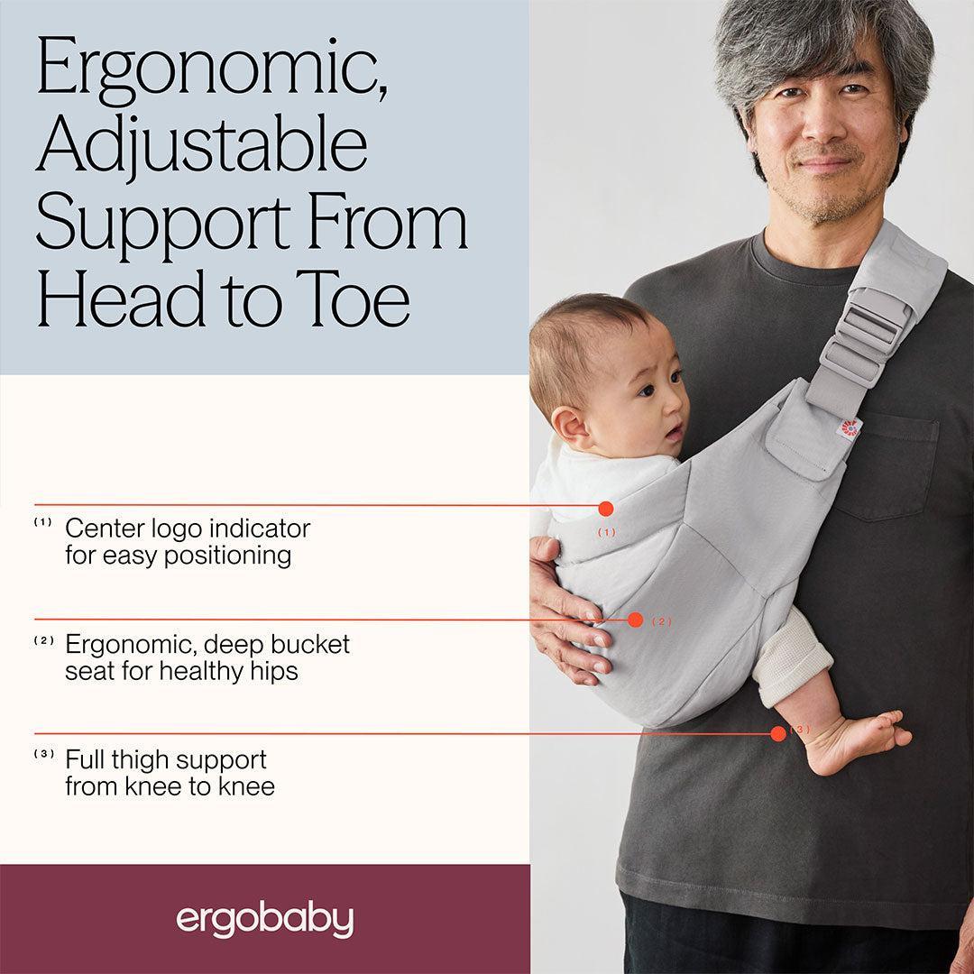 Ergobaby Upsie Sling Carrier - Natural Beige-Baby Carriers-Natural Beige-One Size | Natural Baby Shower